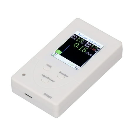

Nuclear Radiation Alarm Stability USB Charging Handheld Radiation Detector 1.8in Color TFT Display Quick Response For Laboratory