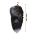 thumbnail image 3 of 3D Cute Tail Keychain Pendant Fashionable Hairy Animal Key Ring Holder Pompoms Handbag Accessory For Women Party, 3 of 6
