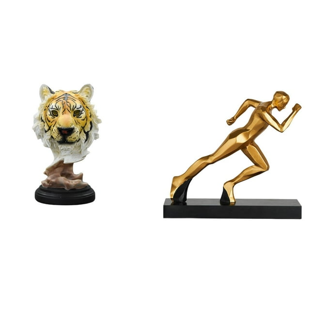 Escultura Abstracta Moderna De Cabeza De Tigre Para Corredor, Para Sala De Estar, Entrada, Mesa, Estantería, Pasillo, Decoración Del Hogar, Manualidades.