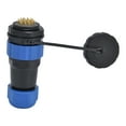 thumbnail image 2 of Aviation Plug Connector,Waterproof Connector Back Nut Industrial Connector Waterproof Power Connector Exceptional Reliability, 2 of 14