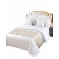 thumbnail image 2 of Xipuska Elegant Spring Floral Bed Runners for King Size Bed, Decorative Bed Throws for Foot of Bed, Pastoral Summer Flowers Rustic Bed Runner Sofa Throw Bedding Scarf Protector Slipcover for Bedroom, 2 of 6