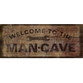 thumbnail image 2 of Art Licensing Studio 14x8 Black Ornate Wood Framed with Double Matting Museum Art Print Titled - Mancave with Wrench, 2 of 4
