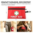 thumbnail image 3 of Mini First Aid Kit for Minor Cuts, Scrapes, Sprains, Burns, 194Pcs Portable Compact First Aid Kit for Home, Car, Travel, Camping and Outdoor Emergencies, Small Size Trauma Kits, 3 of 5
