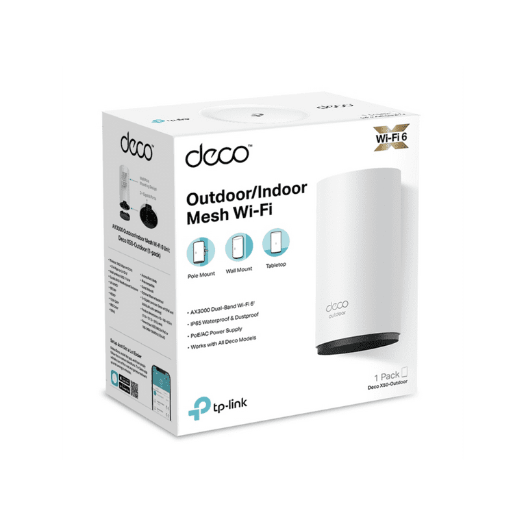 TP-Link Indoor/Outdoor Whole Home Mesh Wi-Fi 6 System