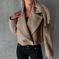 thumbnail image 2 of GuangCheng Womens Coats New Fashion Casual Long Sleeve Hoodless Casual Outwear & Jackets, 2 of 6