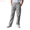thumbnail image 2 of LYHaoo Boys Cargo Jogger Pants With Multiple Pockets Elastic Waist Casual Athletic Trousers For Kids And Youth Comfortable Durable Outdoor Play Boys' Cargo Pants(Gray), 2 of 7