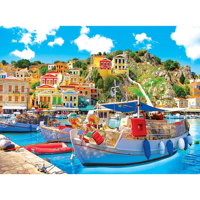 Cra-Z-Art Kodak 1000-Piece Jigsaw Puzzle, Boats in the Harbor
