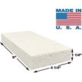 thumbnail image 2 of Insulating Fire Brick, Heat Insulation Block, Low Thermal Conductivity, 1.25" x 4.5" x 9" Split, Single Pack, 2600-F Rated, for Kilns, Forges, Furnaces, Soldering, 3146P, 2 of 7