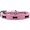 Light Pink, variant on Dog, Puppy Pet Widget Fashion Collar, "Black Bone"