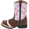 thumbnail image 2 of Infant Toddler Girls Western Embroidered Heart Floral Detailed Leather Boot, 2 of 4
