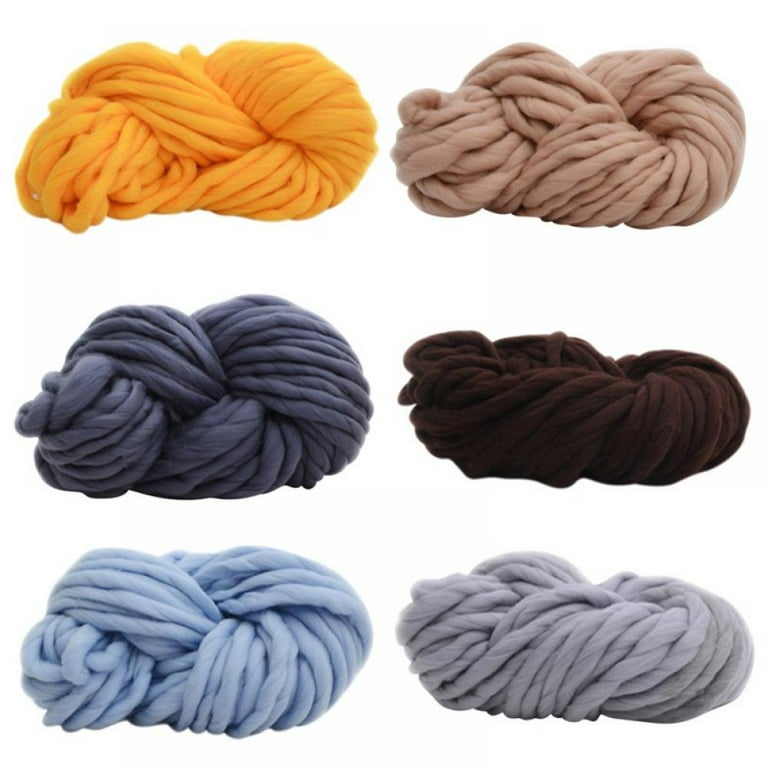NXqilixiang chunky yarn chunky merino wool yarn super soft washable super  bulky giant wool yarn for extreme arm knitting diy throw sofa bed