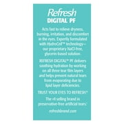 Refresh Digital PF Lubricant Eye Drops Preservative-Free Artificial Tears, 0.4 ml, 30 Count