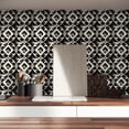 thumbnail image 3 of 10 PCS Peel and Stick Floor Tile, 6"x6" Vinyl Moroccan Style Floor Tiles, Removable and Waterproof Flooring Tiles for Renters, Stick on Floor Tiles for Bathroom, Kitchen, Staircase, 3 of 7