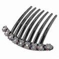 thumbnail image 5 of Floral Rhinestone Hair Combs and Pins for Women, 6-Piece Bridal Headpiece Set, 5 of 5