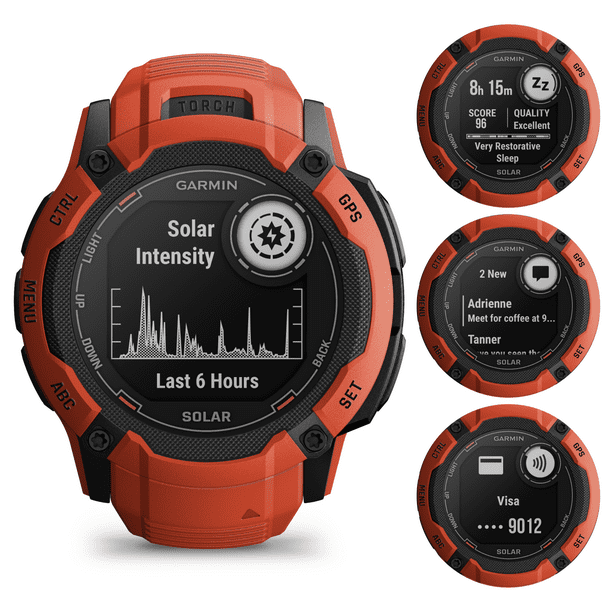Free Shipping! Garmin Instinct 2X Solar Rugged GPS Smartwatch