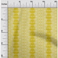 thumbnail image 1 of oneOone Georgette Viscose Yellow Fabric Geometric Ethnic Sewing Fabric By The Yard Printed Diy Clothing Sewing Supplies 42 Inch Wide, 1 of 4