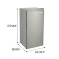 thumbnail image 6 of Conserv 4.3cf Compact Upright Freezer REVERSIBLE DOOR Freestanding 110V E-Star, 6 of 13