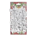 thumbnail image 3 of Lazos Navideños, Bricolaje, Prácticos Y Prácticos Lazos Navideños, 96 Piezas Para Ventana ANGGREK Plata HM2282203, 3 of 8
