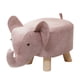 thumbnail image 2 of Banco de elefante, sofá, taburete de té, zapatos de dibujos animados portátiles, taburete otomano cambiador para Rosa, 2 of 9