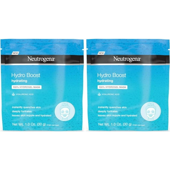 2 Pack Neutrogena Hydro Boost and Hydrating Hydrogel Mask, 1 Ounce each
