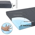 thumbnail image 4 of Memory Foam Camping Mattress Pad Portable Sleeping For Adult Waterproof Roll Up Floor Foldable Backpacking Travel Bed Hiking Guest, 4 of 7