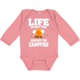 thumbnail image 3 of Inktastic Life is Better Around The Campfire Boys or Girls Long Sleeve Baby Bodysuit, 3 of 5