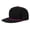 Black/hot Pink, variant on 5-Panel Rope Snapback Baseball Cap, Adjustable Flat Brim Hat, Quick Dry Soft Top Cap for Men Women Outdoor - Yellow/Red