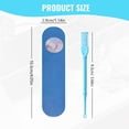 thumbnail image 3 of YujiCraft 2-in-1 Nasal Hair Trimmer and Ear Spoon, Double Sided Manual Nose Hair Cutter Tool with 360° Rotating Head, Portable Nostril Hair Remover for Men and Women, Personal Grooming Kit,Army Green, 3 of 9