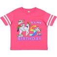 thumbnail image 3 of Inktastic It's My 5th Birthday Unicorn Boys or Girls Toddler T-Shirt, 3 of 5