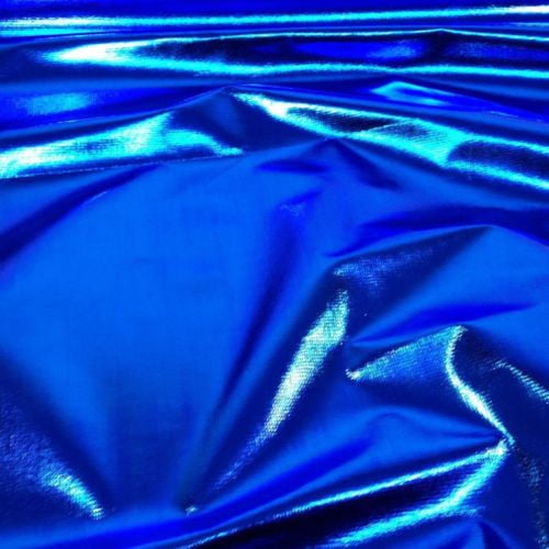 60" INCH Tissue Lame Fabric by Yard Shiny Decoration Metallic 8 COLORS Wedding", Royal Blue