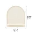 thumbnail image 2 of RUNROTOO 1Pc White Wall Mounted Loudspeaker Bracket Storage Holder Easy Fixing, 2 of 8