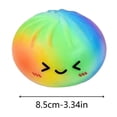 thumbnail image 3 of Giant Rainbow Dumpling Squishy,Rainbow Dumplings Toys Squishy,Giant Mystery Dumpling Squishy, Jumbo Dumpling Stress Ball,Squishy Bun,Anxiety Relief Fidget, Soft Squeeze Decompression Dough for Adults, 3 of 9