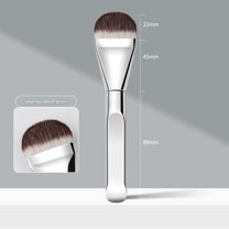 1pc Silver Professional Kabuki Foundation Brush for Liquid Cream Powder Blending