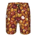 thumbnail image 4 of Kdxio Almond Nuts Pattern Mens Casual Shorts - Drawstring Summer Beach Sports Shorts for Men, 4 of 9