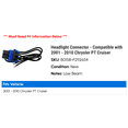 thumbnail image 2 of Headlight Connector - Compatible with 2001 - 2010 Chrysler PT Cruiser 2002 2003 2004 2005 2006 2007 2008 2009, 2 of 2
