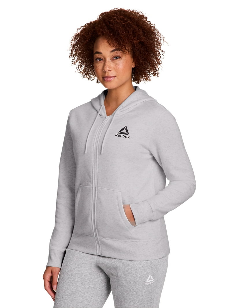Reebok women's Fleece Zip Up Hoodie - XS-4X Sizes - Walmart.com