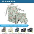 thumbnail image 3 of FUIALDOLG Pink Rose Flower Pattern Recliner Sofa Covers Home Decoration Recliner Chair Covers Couch Cover for Reclining Couches with Side Pockets Elastic Furniture Protector, 3 of 7