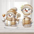thumbnail image 4 of 5D DIY Art Decoraciones Mesa Kit Adornos Escritorio Acrílico Forma Especial Tema Navidad Invierno para La Oficina en Casa, 4 of 9