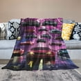 thumbnail image 2 of Car Blanket Lightweight Microfiber Throw Blanket Ultra Soft Warm Cozy for Sofa Couch Bedding All Season, 2 of 6