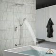 thumbnail image 5 of Boyel Living 10 in Shower System Wall Mount 3-Functions Square Shower Faucet Set with Handheld Spray,Brushed Nickel, 5 of 10