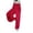 Hot Pink, variant on Yubnlvae Women's Yoga Pants - High Waisted Wide Leg Workout Lounge Pants | Sports And Fitness Yoga Pants Wide Leg Pants (Black | L)