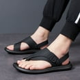 thumbnail image 3 of New Summer Sandals Men's Soft Foot Clamping Sandals Casual Men's Beach Shoes Outdoor Two Wear Vietnamese Men's Sandals, 3 of 5