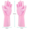 thumbnail image 3 of Latrodar Dishwashing Gloves Household Gloves And Dog Creative f Pet Bathing Gloves Pink Home Essentials, 3 of 4