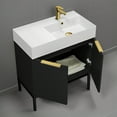thumbnail image 3 of Nameeks Derin-3217-C-R Derin 32" Free Standing Single Basin Vanity Set - Gold, 3 of 6