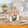 thumbnail image 5 of Gnome and Flowers Napkin Holder for Table Clear Napkin Stand Paper Holder Acrylic Organizer Dispenser Napkins for Dinner Kitchen Restaurant Room, 5 of 8