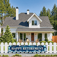 thumbnail image 7 of Decorative Design Happy Retirement Banner Gift Boxes Balloon Decoration Celebration Banner for Party Backdrop Photo Prop, 7 of 7