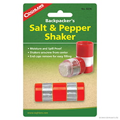 Coghlan's Backpacker Salt and Pepper Shakers