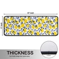 thumbnail image 5 of Kitchen Rugs Sets Of 2,Yellow Lemon Fruit Leaves White Pattern Anti Fatigue Kitchen Mat Rugs Non Slip Washable,Decorative Kitchen Floor Mats for Kitchen,Sink,Laundry,17"x47"+17"x47", 5 of 5
