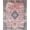 Pink Multi, Pattern 2, variant on ODIKA Mauve Vintage Distressed Botanical Border Scrollwork Scroll Bordered Foldable Easy Care for Master Suite, California King, Under Bed