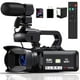 thumbnail image 1 of Cámara de vídeo 6K para videocámara de 64 MP IR de visión nocturna para YouTube 18X Zoom digital de 4.0 pulgadas con visualización táctil WiFi, micrófono, estabilizador, control remoto, tarjeta SD de, 1 of 5